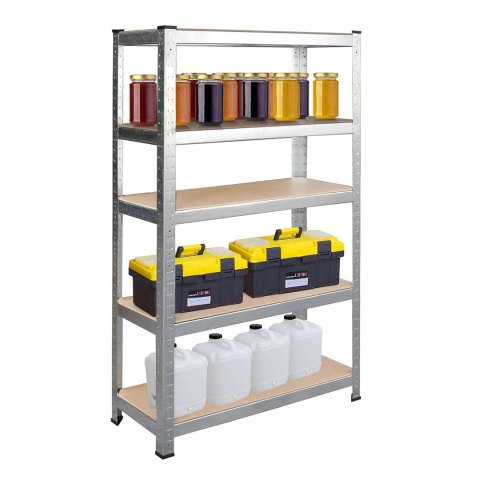 Regał metalowy magazynowy zestaw 2 szt 180 x 90 x 40 cm Humberg HR-812