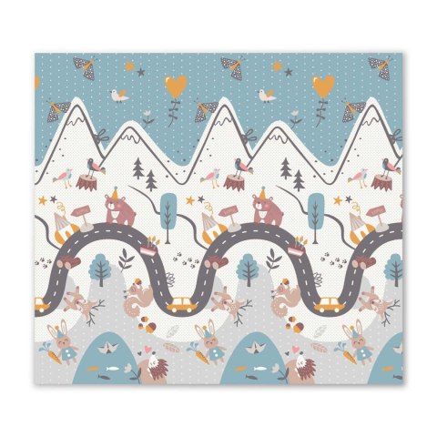 Mata piankowa składana 200 x 180 x 1 cm Nukido NK-340