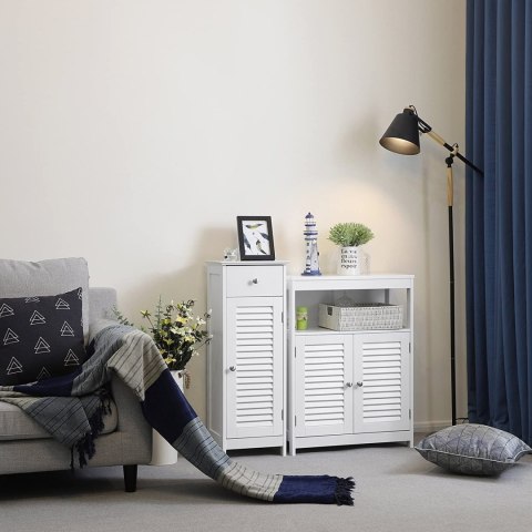 Szafka Łazienkowa słupek biała