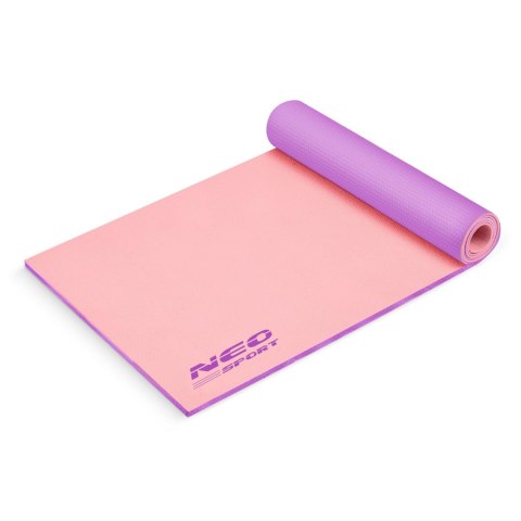 Mata do ćwiczeń 173 x 61 x 0,6 cm Neo-Sport - 19203 fioletowo-różowa