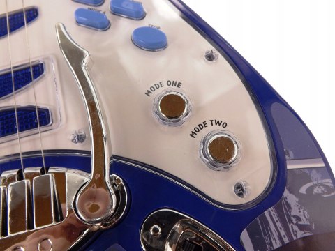 DUŻA GITARA ELEKTRYCZNA WZMACNIACZ MIKROFON 8010 N