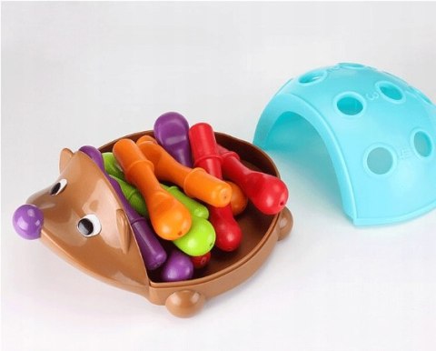 Sorter układanka jeż Montessori kolory liczby 8818