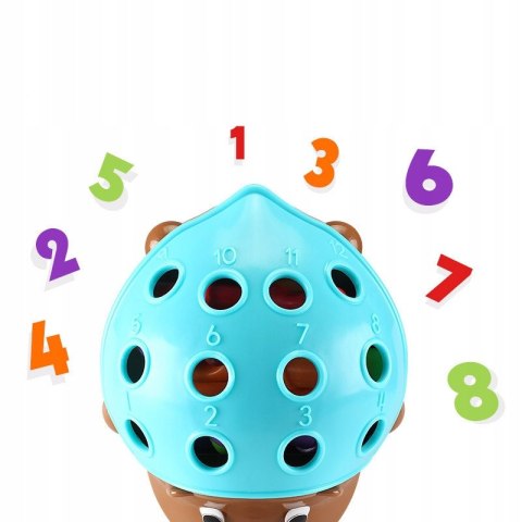 Sorter układanka jeż Montessori kolory liczby 8818