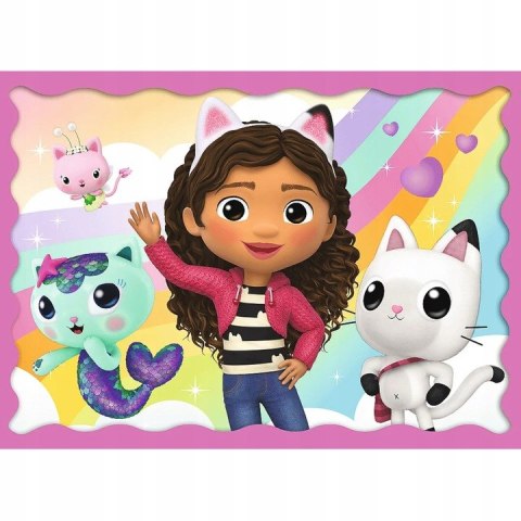 KOCI DOMEK GABI PUZZLE GABI KOTKI 4W1 4+ TREFL 34620