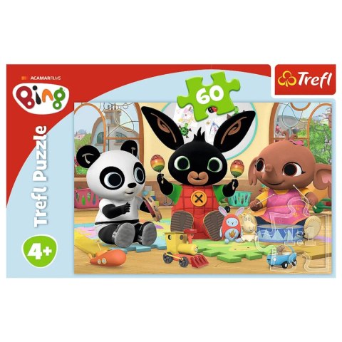 Puzzle Bing 60 el. W rytmie Binga Trefl 17342