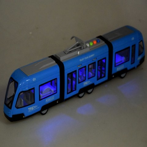 DUŻY TRAMWAJ DŹWIĘKI ŚWIATŁA nabaterie 930BN