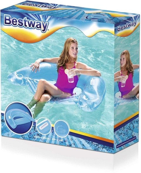 Fotel LAZY do pływania 152x99 Bestawy niebieski