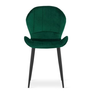 Krzesło TERNI - zielony aksamit x 1