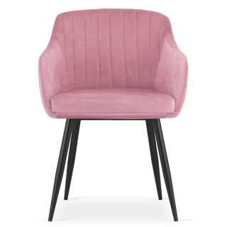 Krzesło DAXO - róż aksamit x 1