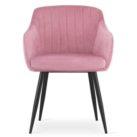 Krzesło DAXO - róż aksamit x 1