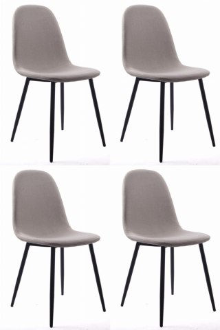 Krzesło DART - beż / nogi czarne x 4