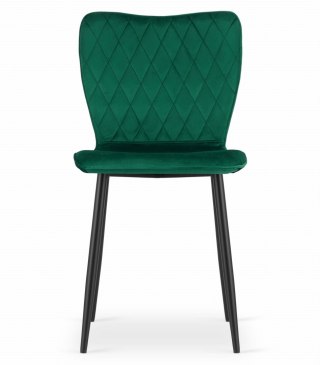 Krzesło FOX - ciemna zieleń aksamit x 1