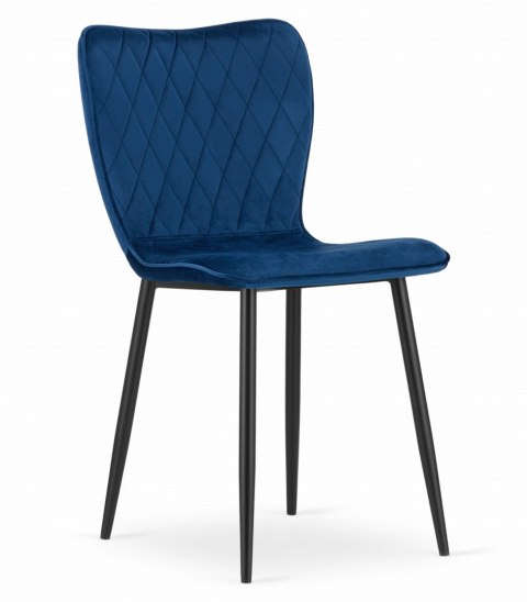 Krzesło FOX - granat aksamit x 1