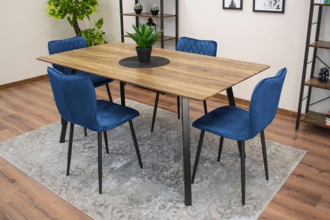 Krzesło FOX - granat aksamit x 1