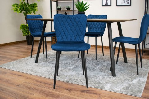 Krzesło FOX - granat aksamit x 2