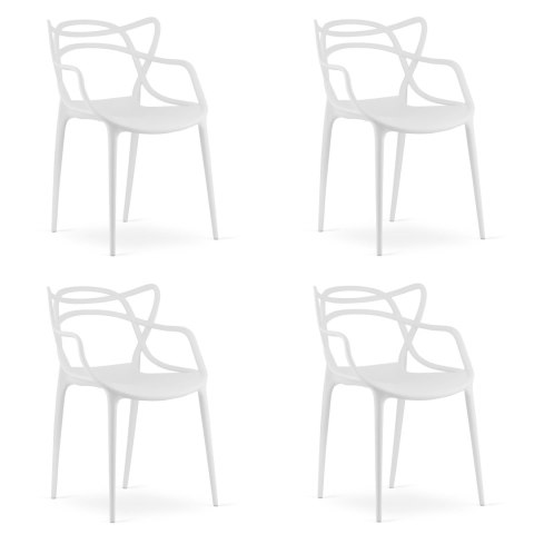 Krzesło KATO - białe x 4