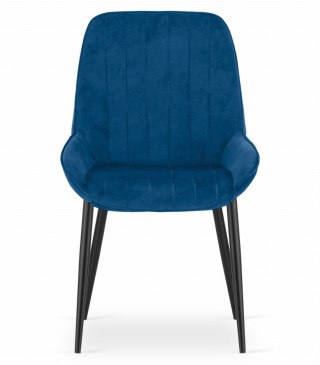 Krzesło LARY - granat aksamit x 1