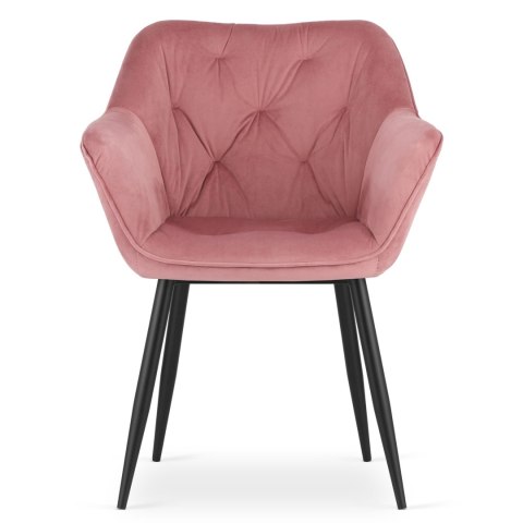 Krzesło MADERA - róż aksamit x 1