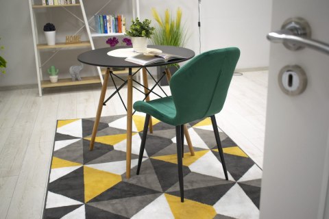 Krzesło TERNI - zielony aksamit x 2