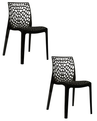 Krzesło BAFO - czarne x 2