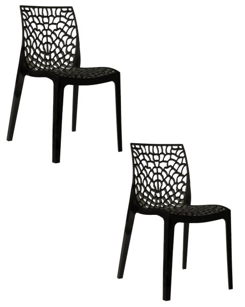 Krzesło BAFO - czarne x 2