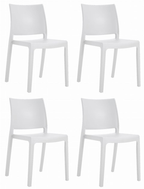 Krzesło KLEM - białe x 4