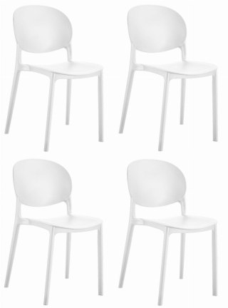 Krzesło RAWA - białe x 4
