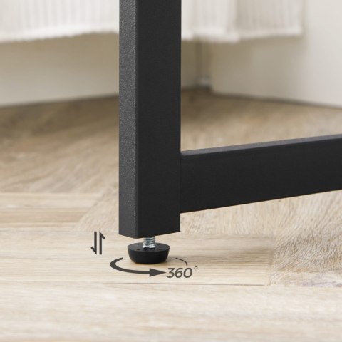 Biurko Komputerowe dąb sonoma/ czarnny