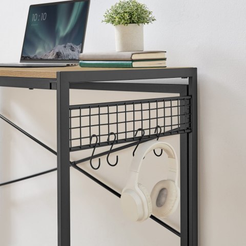 Biurko Komputerowe dąb sonoma/ czarnny