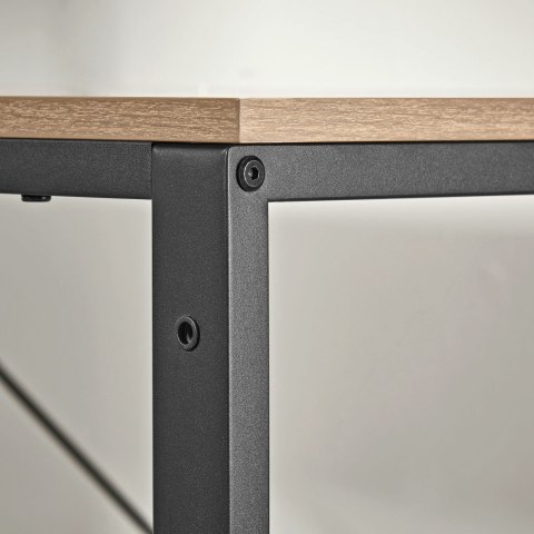 Biurko Komputerowe z regałem dąb sonoma