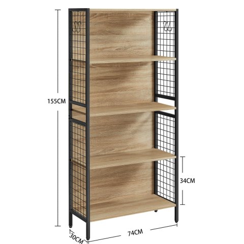 Regał szafka półka na Książki - sonoma loft