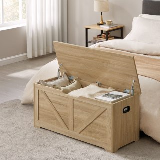 Skrzynia z miejscem do przechowywania dąb sonoma