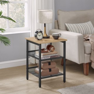 Stolik Szafka - sonoma/ czarny loft