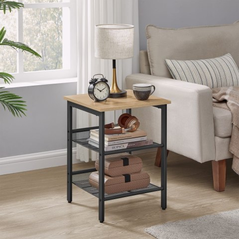 Stolik Szafka - sonoma/ czarny loft