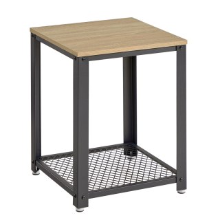 Stolik kawowy Szafka nocna - sonoma/ czarny loft