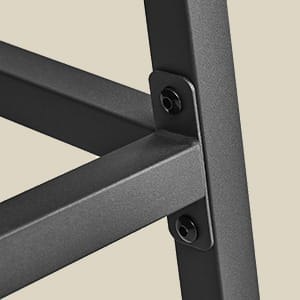 Taborety hokery Barowe 2 szt. - sonoma/ czarne nogi loft