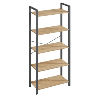 Regał Półka na Książki kwiaty- sonoma