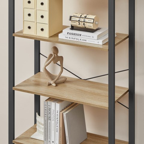 Regał Półka na Książki kwiaty- sonoma