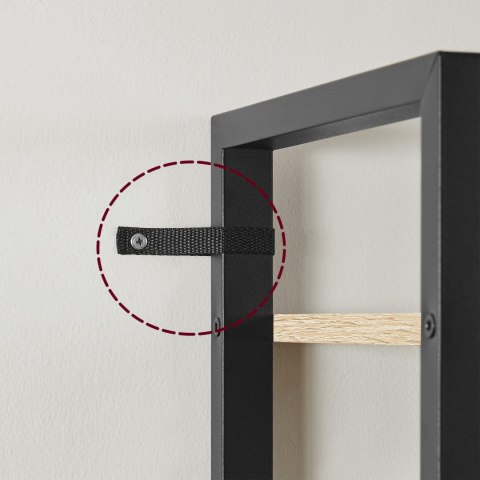 Regał Półka na Książki kwiaty- sonoma