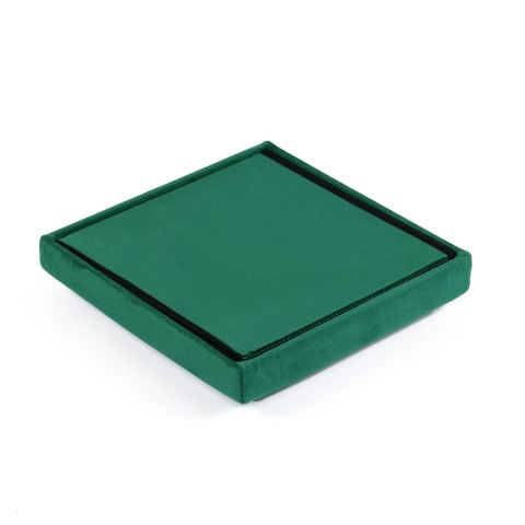 Pufa składana M - 30x30x30cm aksamit zielony