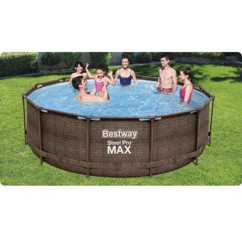 Basen ogrodowy stelażowy 366 x 100 cm 10w1 Bestway 56709