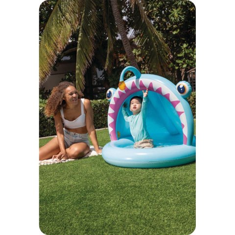 Brodzik z daszkiem Rybka-wędkarz 102 x 94 cm Intex 58419