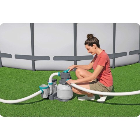 Pompa piaskowa 6056 l/h Bestway 58497 +piasek 25kg