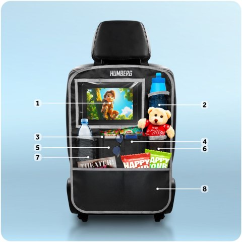 Organizer samochodowy na siedzenie Humberg HM-992