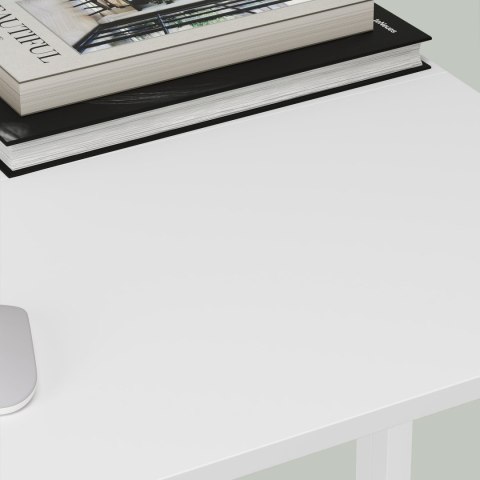 Biurko Komputerowe MAX 1.0 - białe / nogi białe