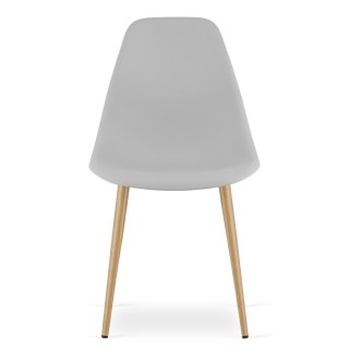 Krzesło WAT szare / nogi naturalne x 1