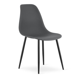 Krzesło WAT ciemnoszare / nogi czarne x 3