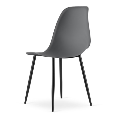 Krzesło WAT ciemnoszare / nogi czarne x 3