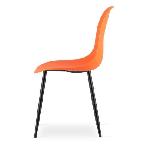 Krzesło WAT pomarańcz / nogi czarne x 1