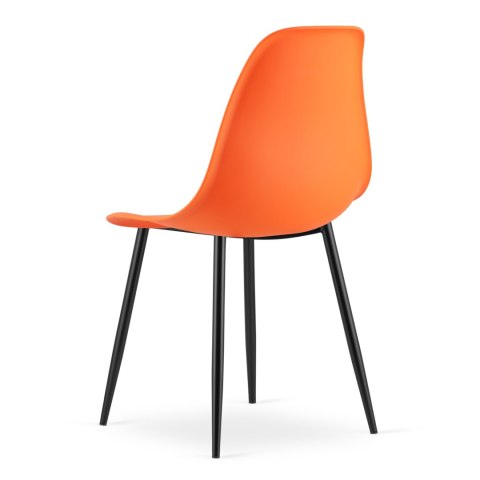 Krzesło WAT pomarańcz / nogi czarne x 2